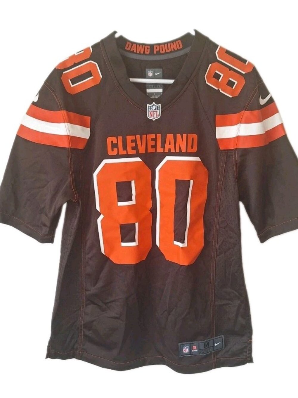 Nike NFL Cleveland Browns Jarvis Landry 80 Pullover Jersey Size MEDIUM Landry